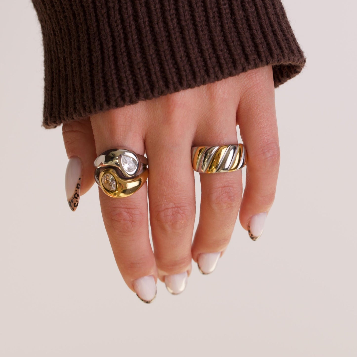 Aluna Dome Gold Ring