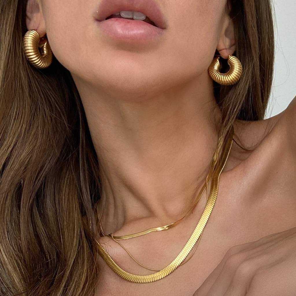 Zoey Gold Earring