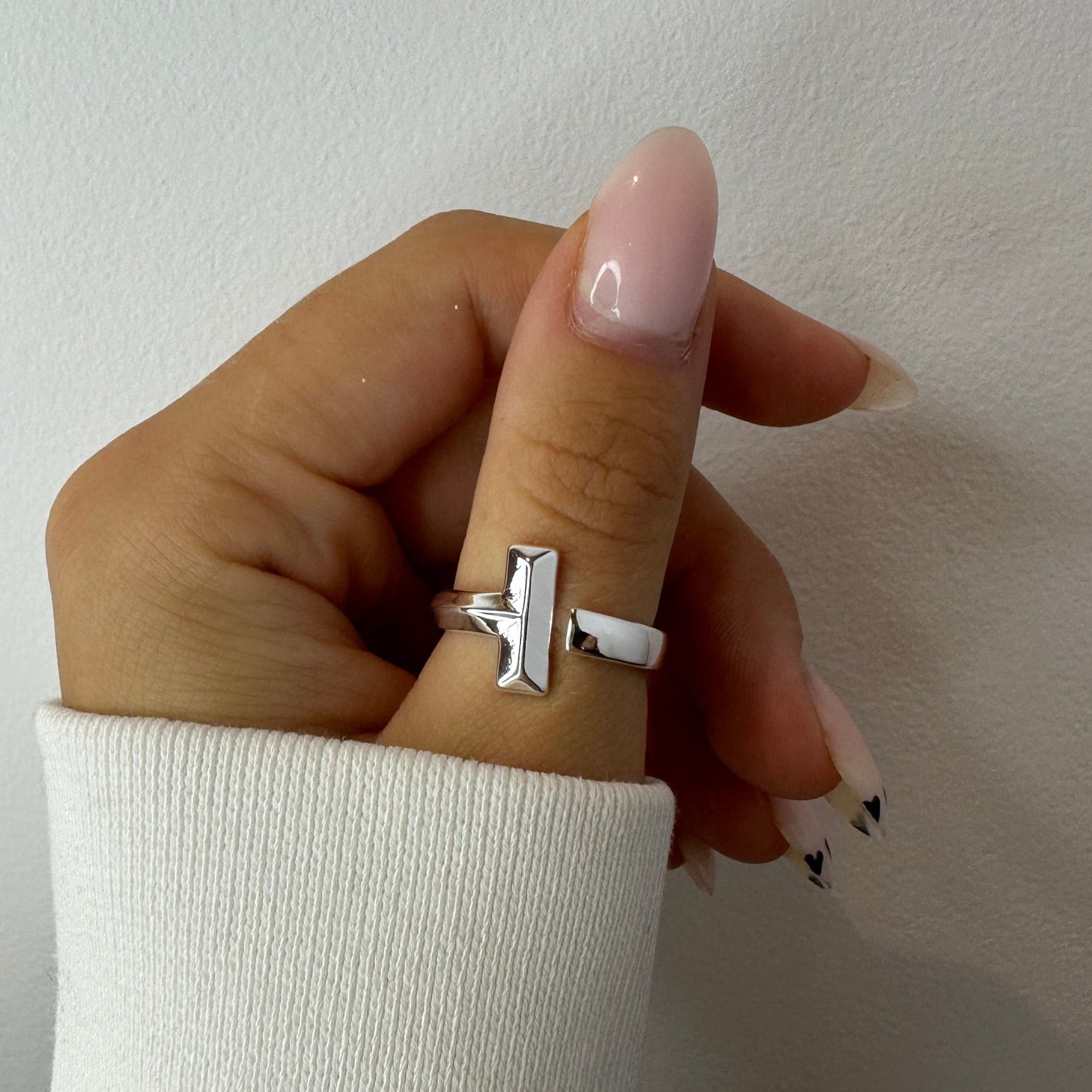 Adjustable Hazel Silver Rings