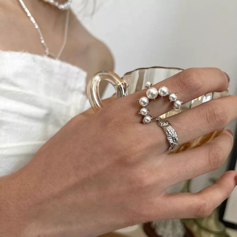 Pearl Statement Rings