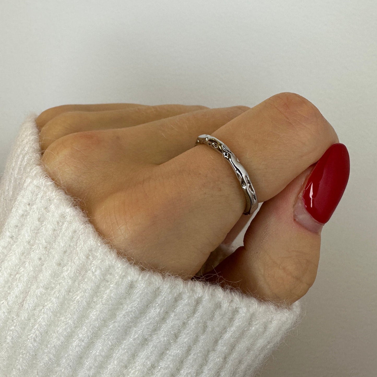 Zoe Silver Rings Set