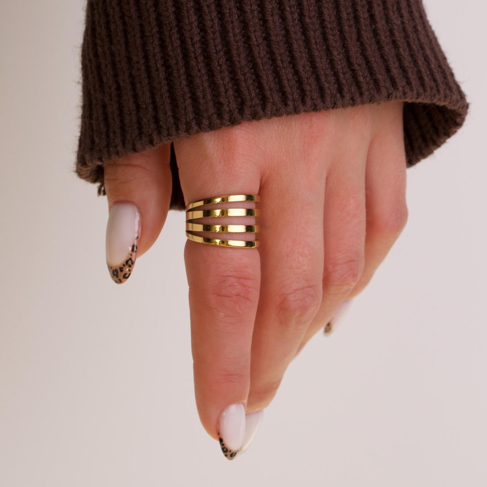 Callia 18k Gold 3 Ring Set