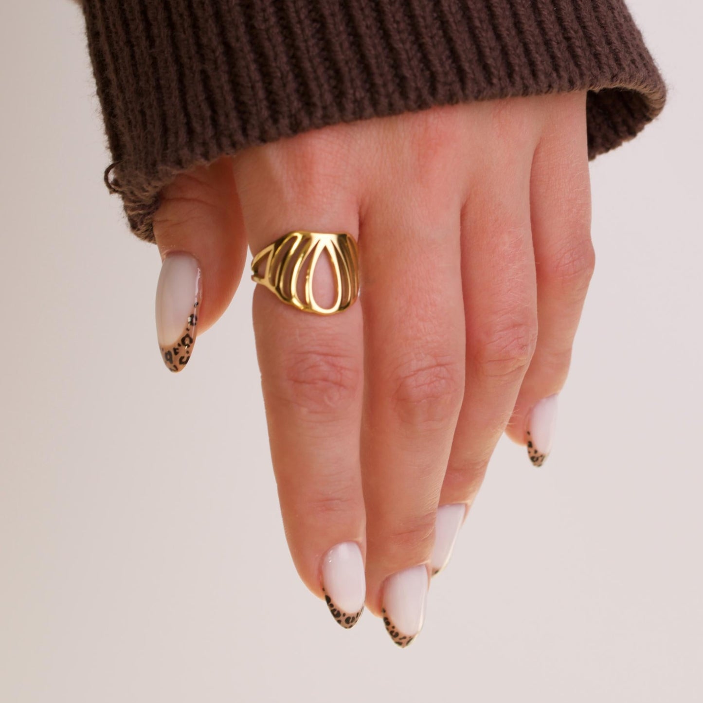 Callia 18k Gold 3 Ring Set