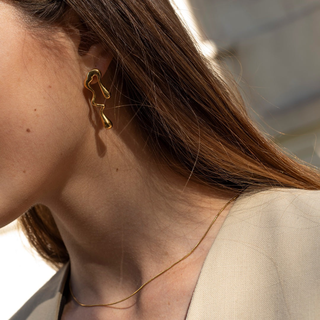 Larger Gold earrings