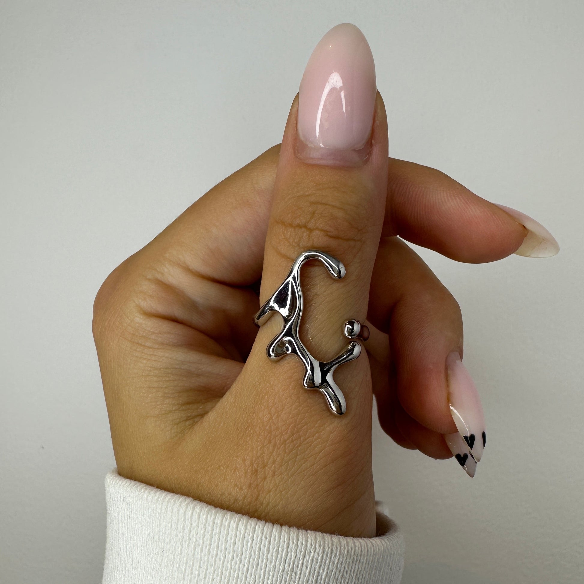 Irregular Silver Rings