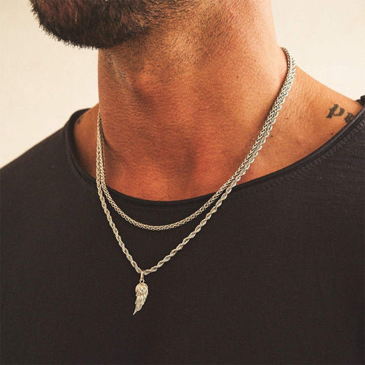 Mens Wing pendant