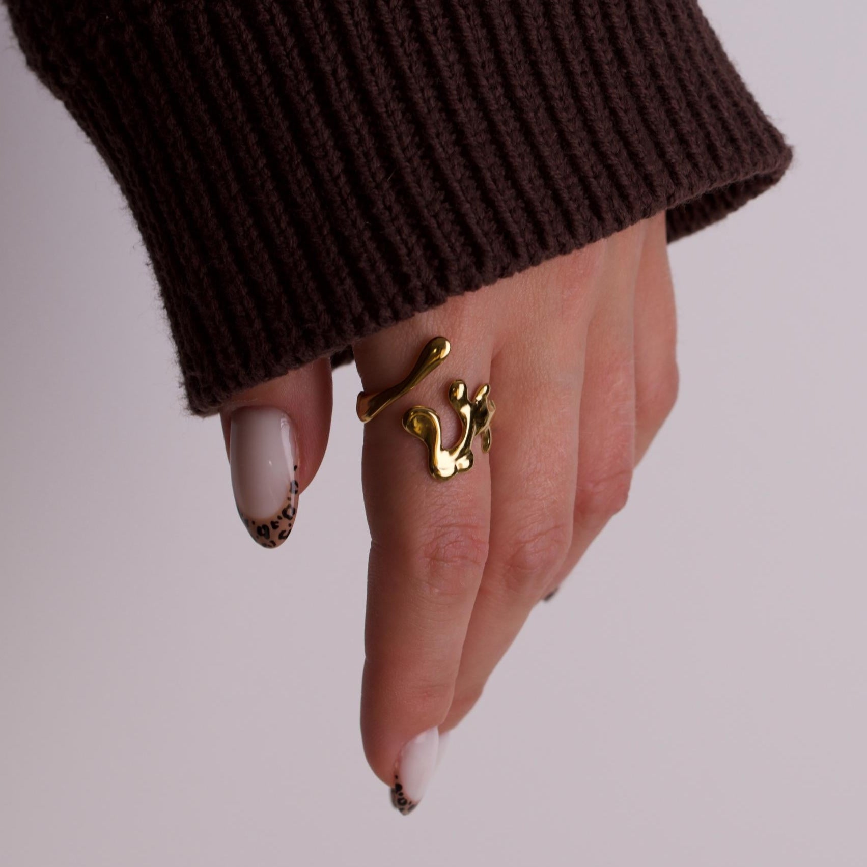 Unique Gold Adjustable Rings