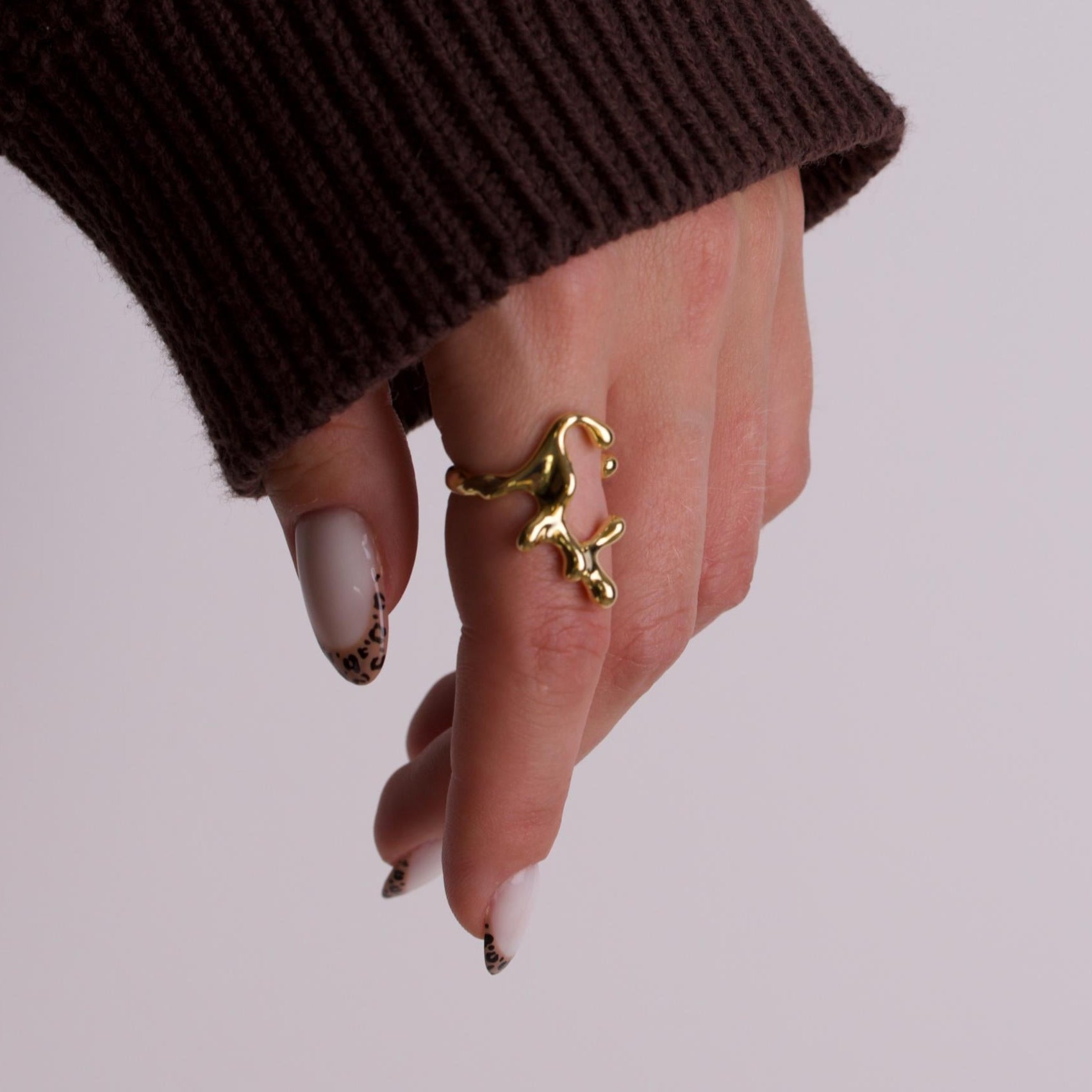 Unique Gold Adjustable Rings