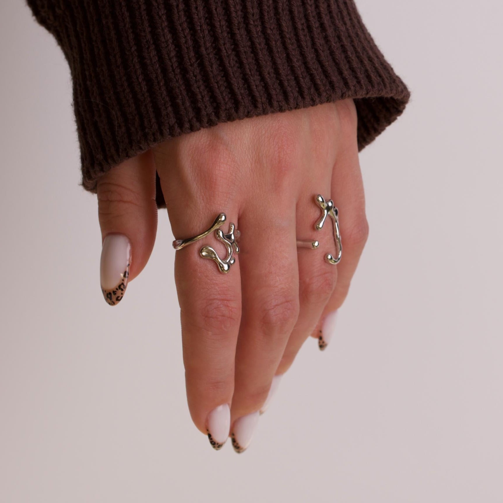 Unique Silver Adjustable Rings