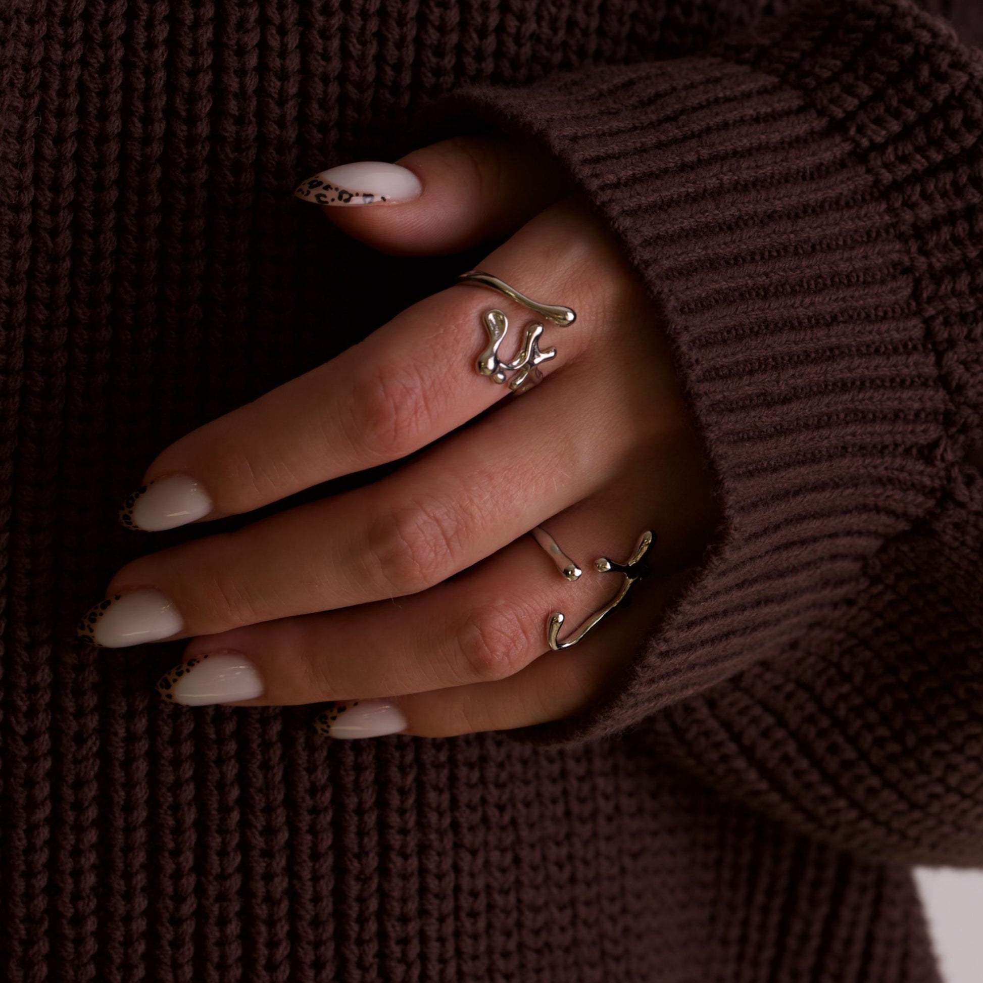 Unique Silver Adjustable Rings