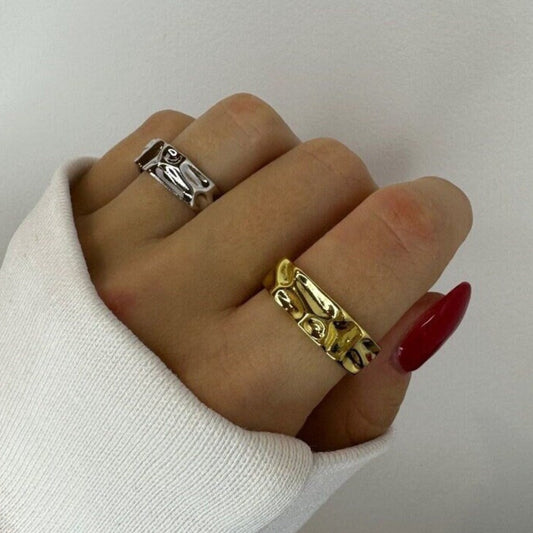 Lily Gold and Silver Rings