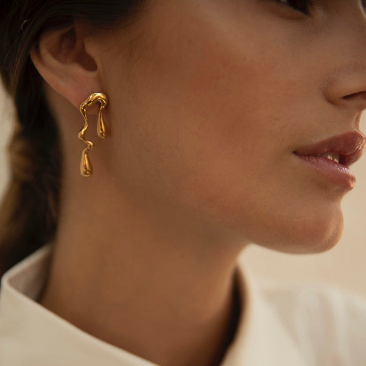 Larger Gold earrings