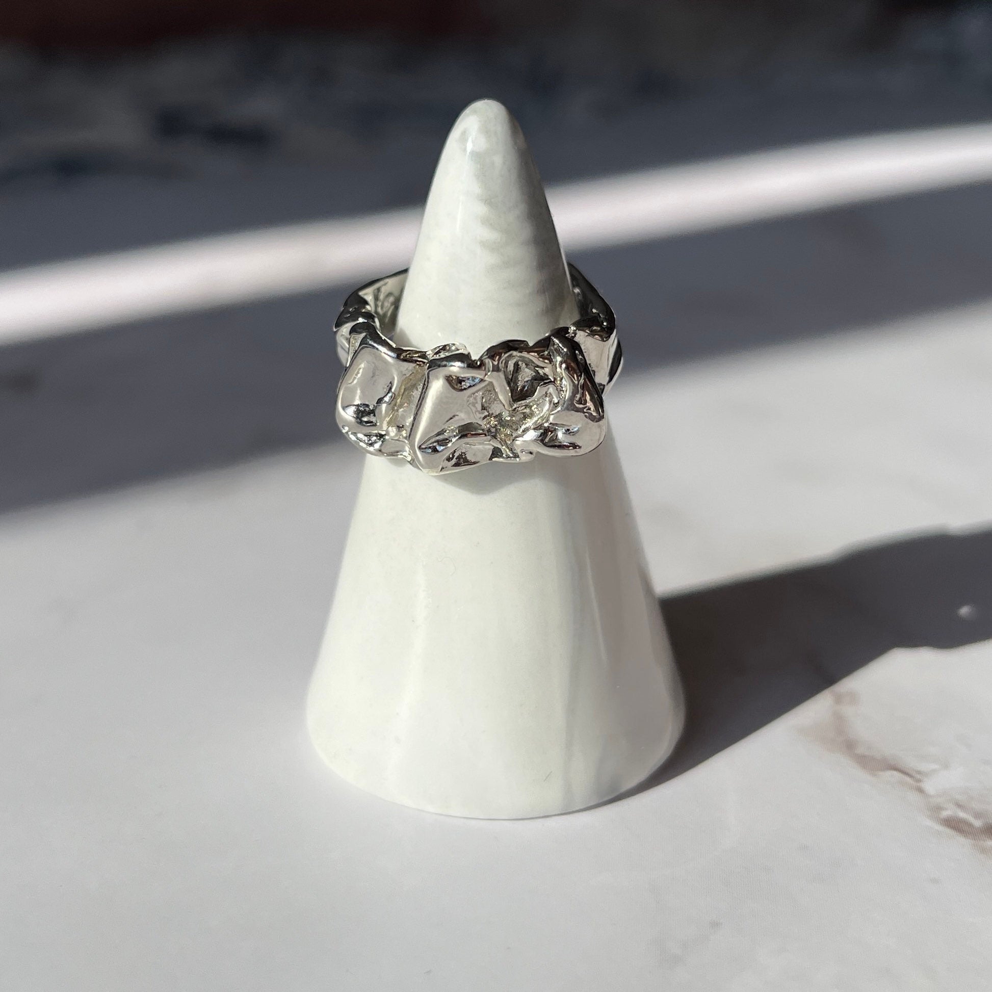 18k Gold And Silver Rings