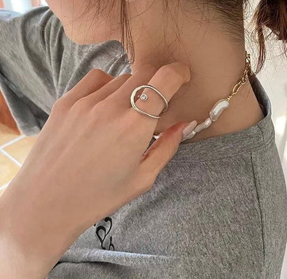 Adjustable Silver Ring