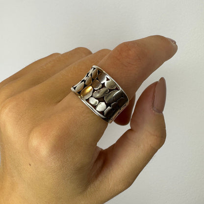 Adjustable Evelyn Silver Ring