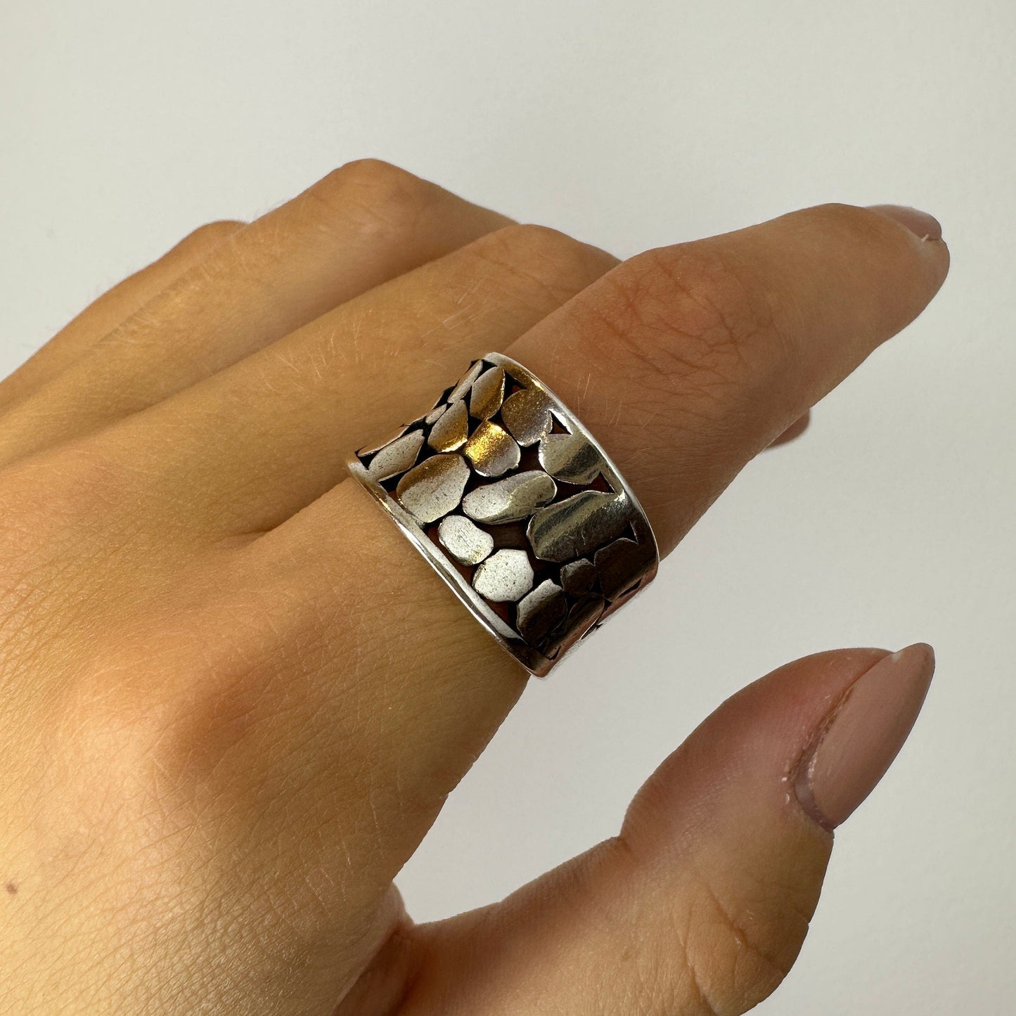 Adjustable Evelyn Silver Ring