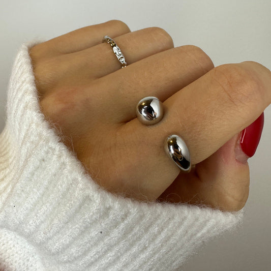 Zoe Silver Rings Set